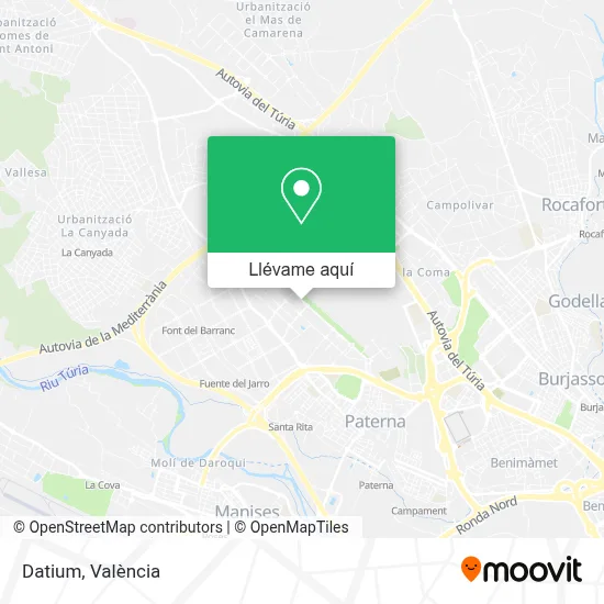 Mapa Datium