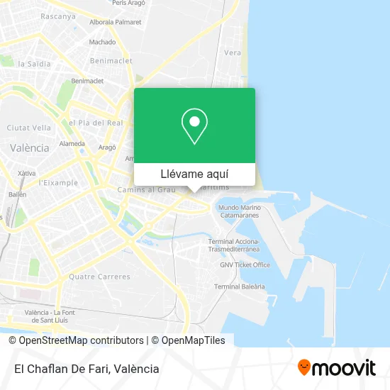 Mapa El Chaflan De Fari