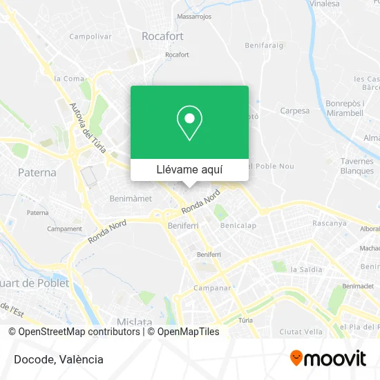 Mapa Docode