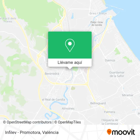 Mapa Infilev - Promotora