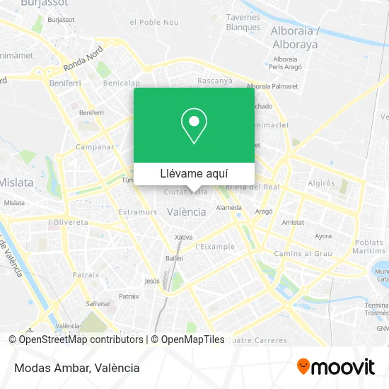 Mapa Modas Ambar