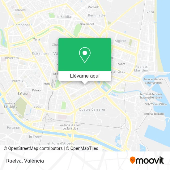Mapa Raelva