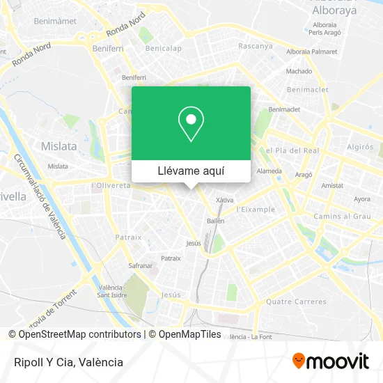 Mapa Ripoll Y Cia