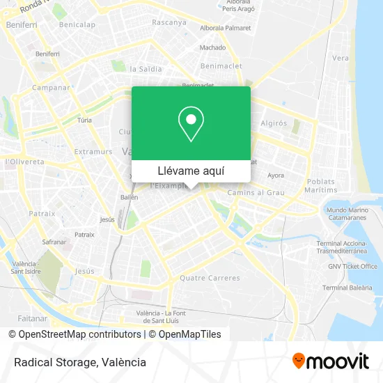 Mapa Radical Storage