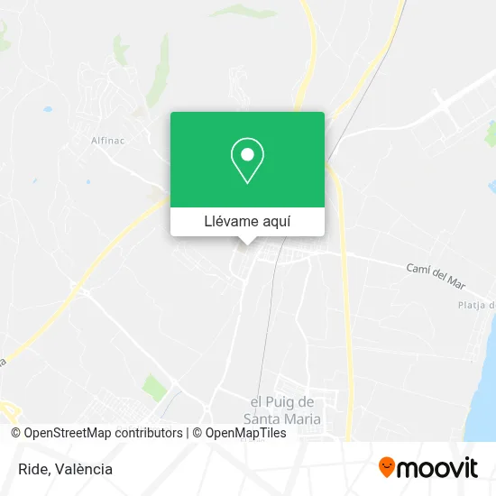 Mapa Ride