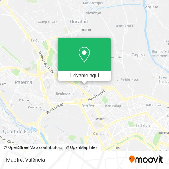 Mapa Mapfre