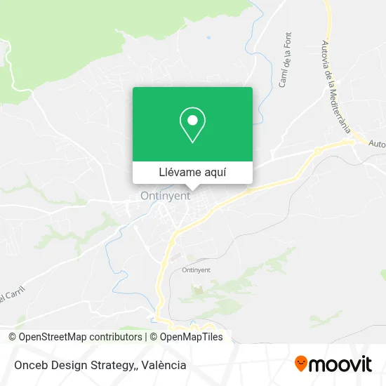 Mapa Onceb Design Strategy,