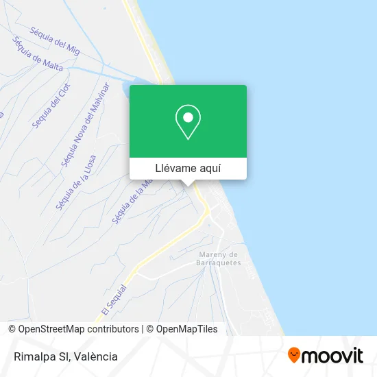 Mapa Rimalpa Sl