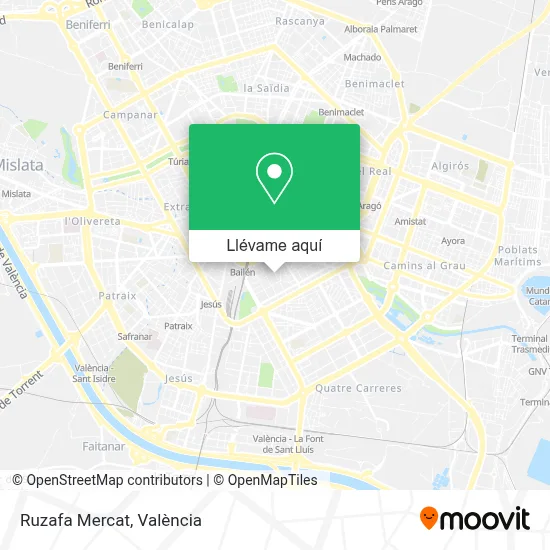 Mapa Ruzafa Mercat