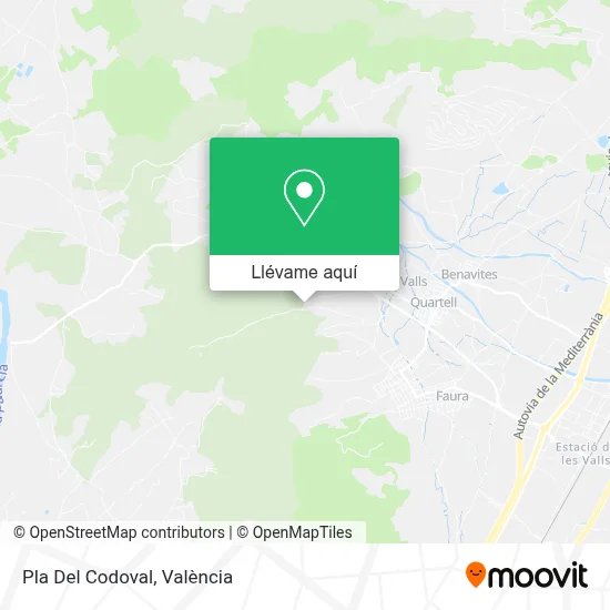 Mapa Pla Del Codoval