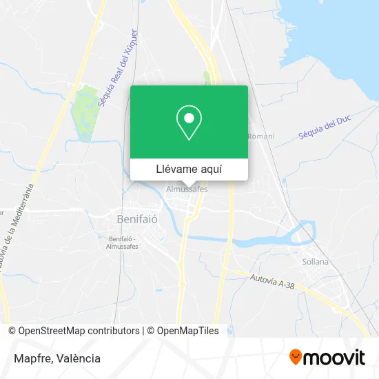 Mapa Mapfre