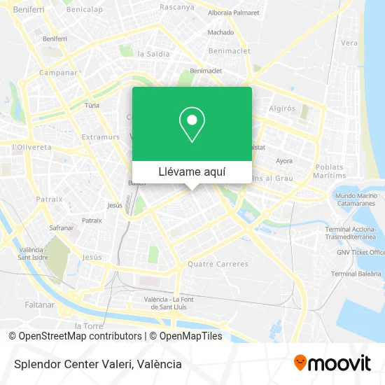 Mapa Splendor Center Valeri