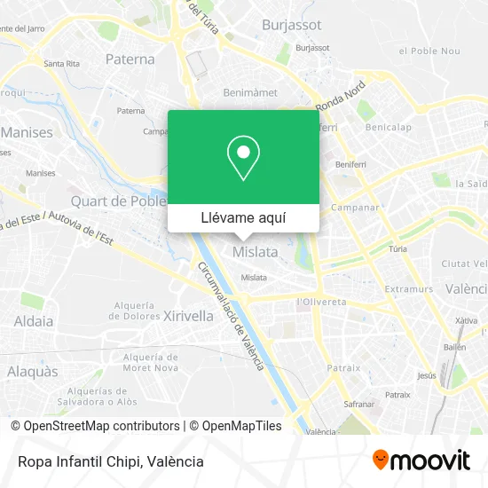 Mapa Ropa Infantil Chipi