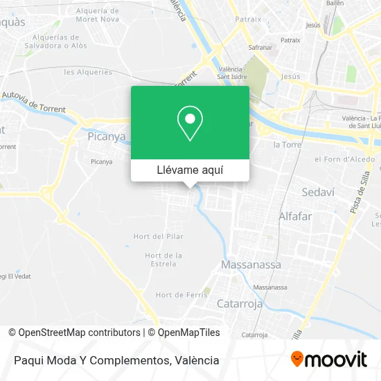 Mapa Paqui Moda Y Complementos