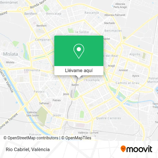 Mapa Rio Cabriel