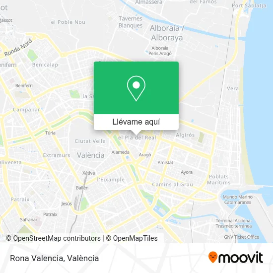 Mapa Rona Valencia