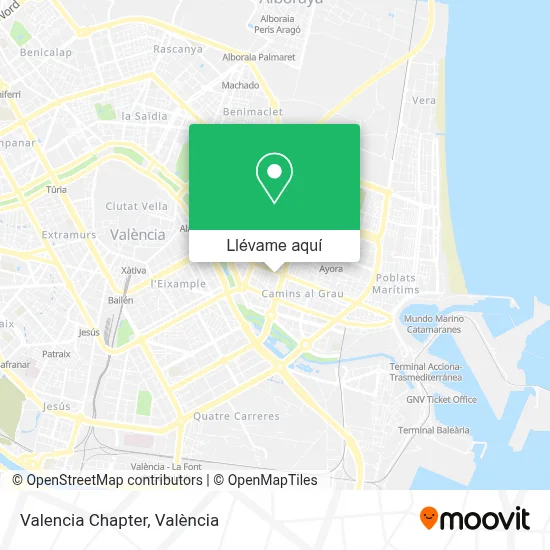 Mapa Valencia Chapter