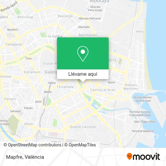 Mapa Mapfre