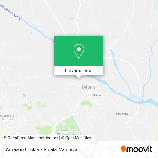 Mapa Amazon Locker - Alcala