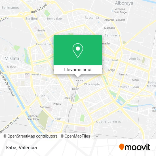 Mapa Saba