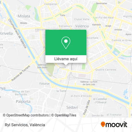 Mapa Ryl Servicios