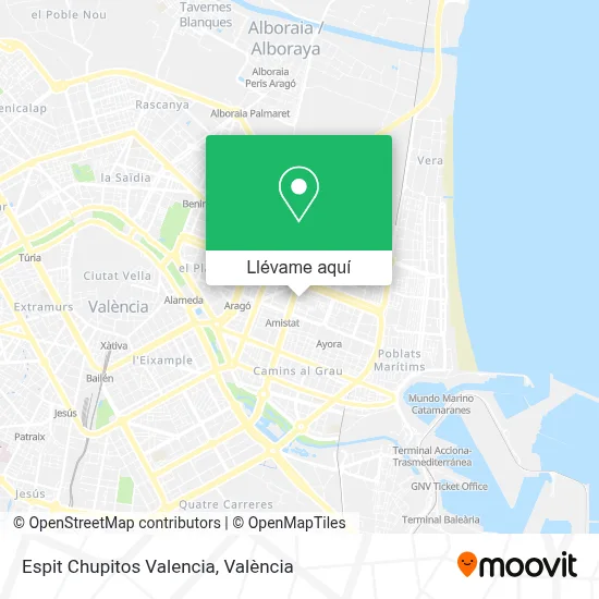 Mapa Espit Chupitos Valencia