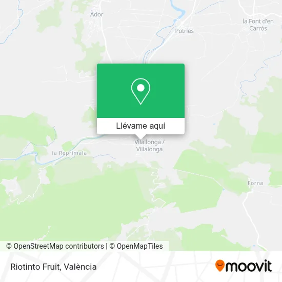 Mapa Riotinto Fruit
