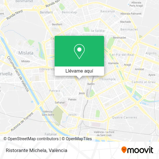 Mapa Ristorante Michela