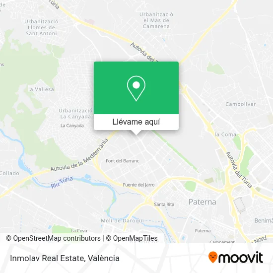 Mapa Inmolav Real Estate