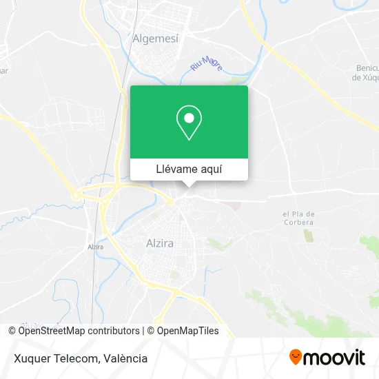 Mapa Xuquer Telecom