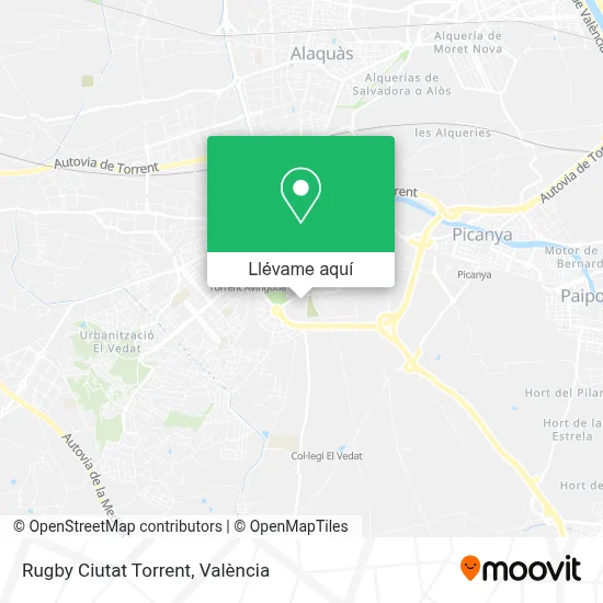 Mapa Rugby Ciutat Torrent