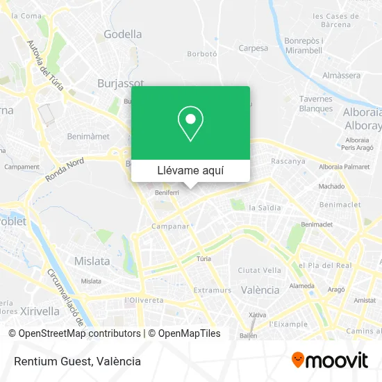 Mapa Rentium Guest