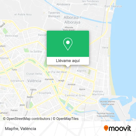 Mapa Mapfre