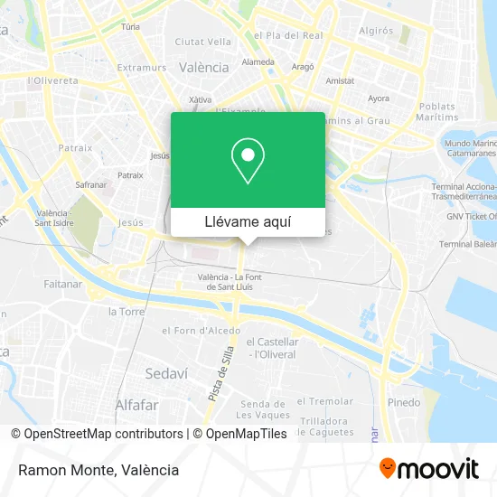 Mapa Ramon Monte