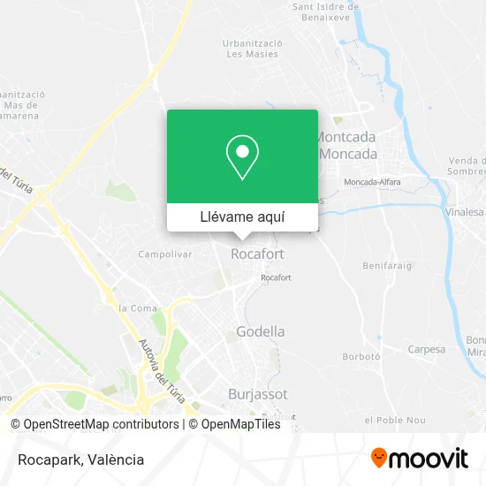 Mapa Rocapark