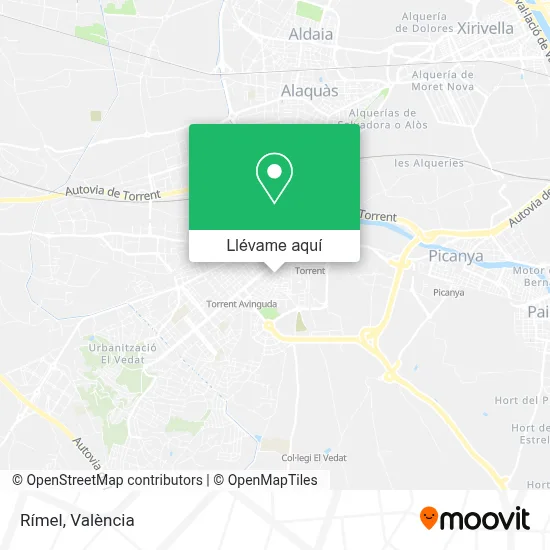 Mapa Rímel