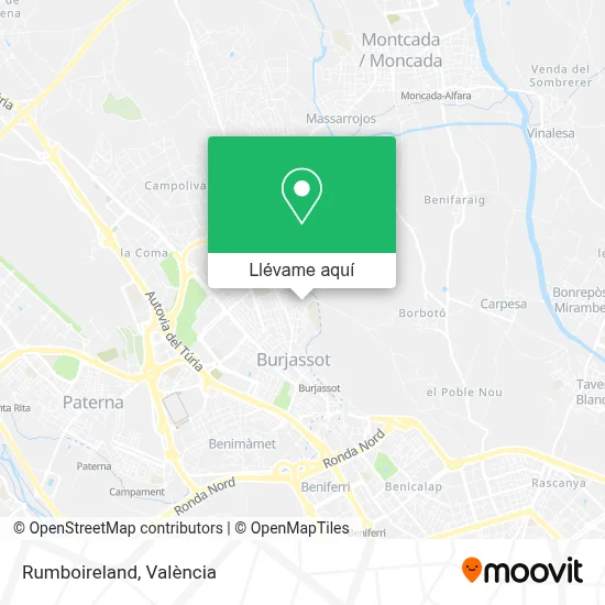 Mapa Rumboireland