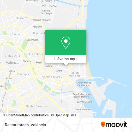 Mapa Restauratech