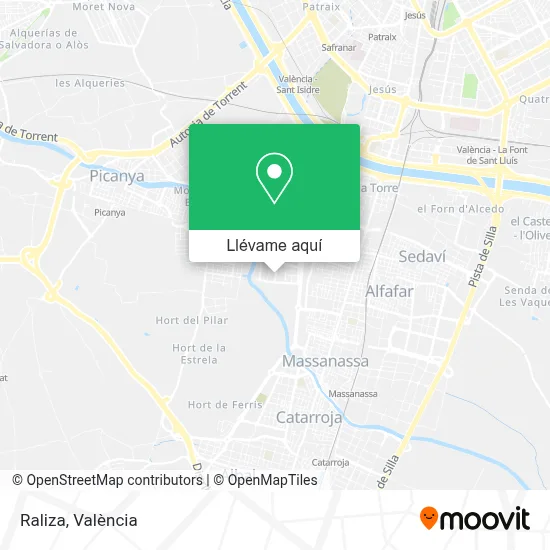 Mapa Raliza