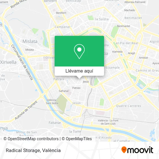 Mapa Radical Storage