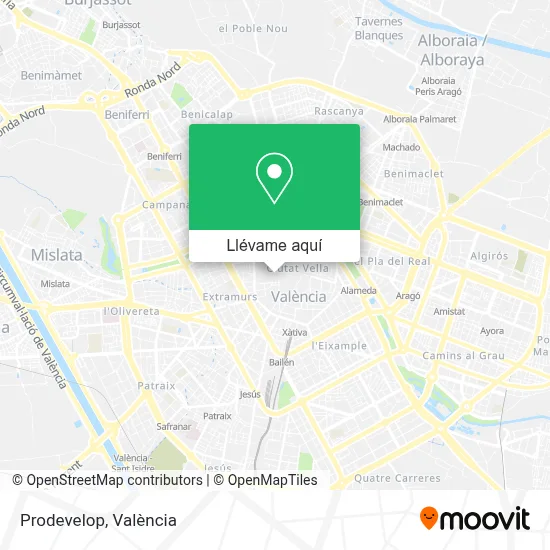Mapa Prodevelop