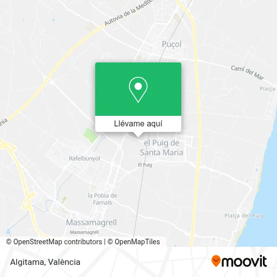 Mapa Algitama