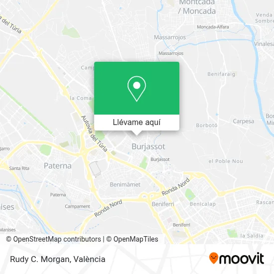 Mapa Rudy C. Morgan
