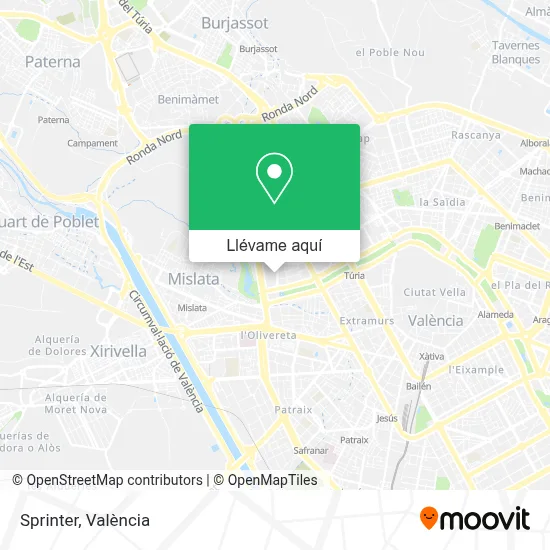 Mapa Sprinter