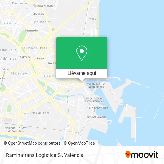 Mapa Raminatrans Logistica Sl