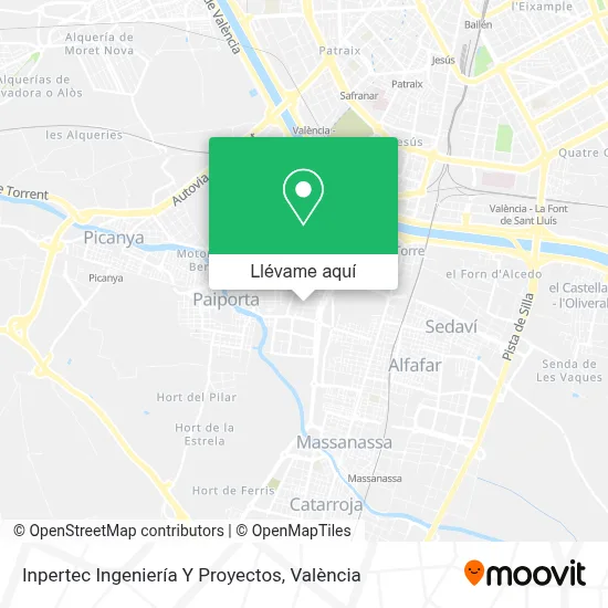 Mapa Inpertec Ingeniería Y Proyectos