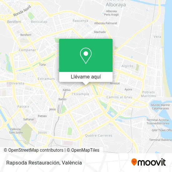 Mapa Rapsoda Restauración