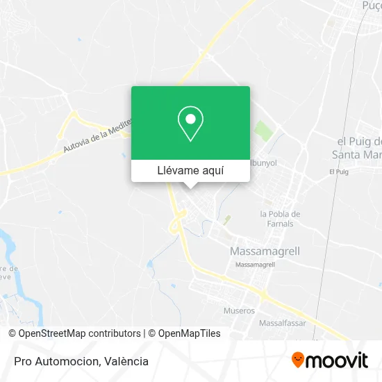 Mapa Pro Automocion