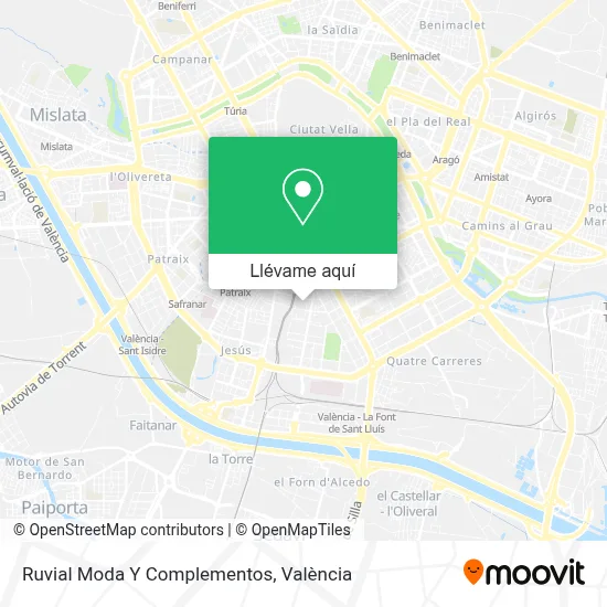 Mapa Ruvial Moda Y Complementos