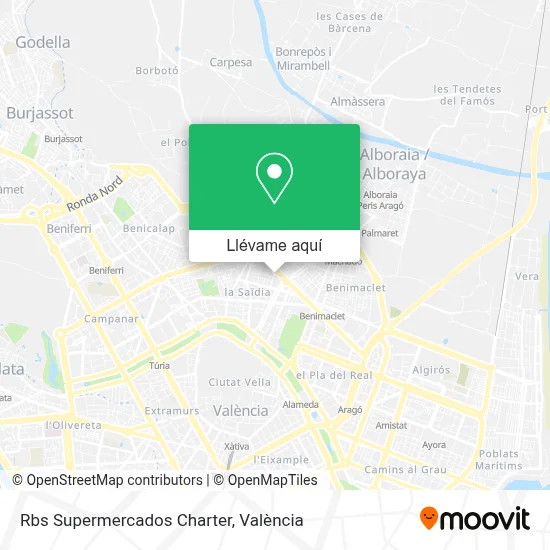 Mapa Rbs Supermercados Charter